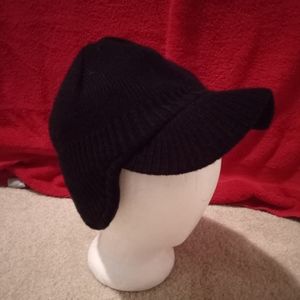 Black Elmer Fudd Style Winter Hat